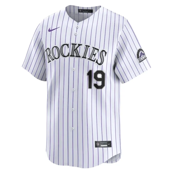 Charlie blackmon colorado rockies nike youth home limited player jersey White Yth M