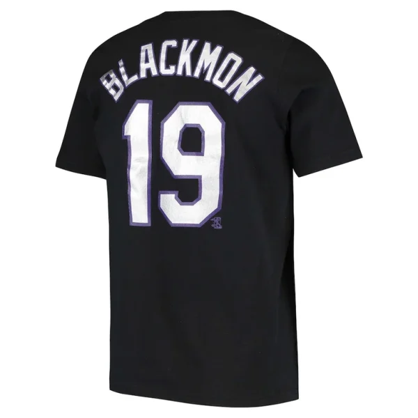 Charlie blackmon colorado rockies nike youth name number t shirt Black Yth L