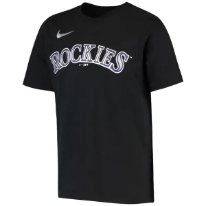 Charlie blackmon colorado rockies nike youth name number t shirt Black Yth M
