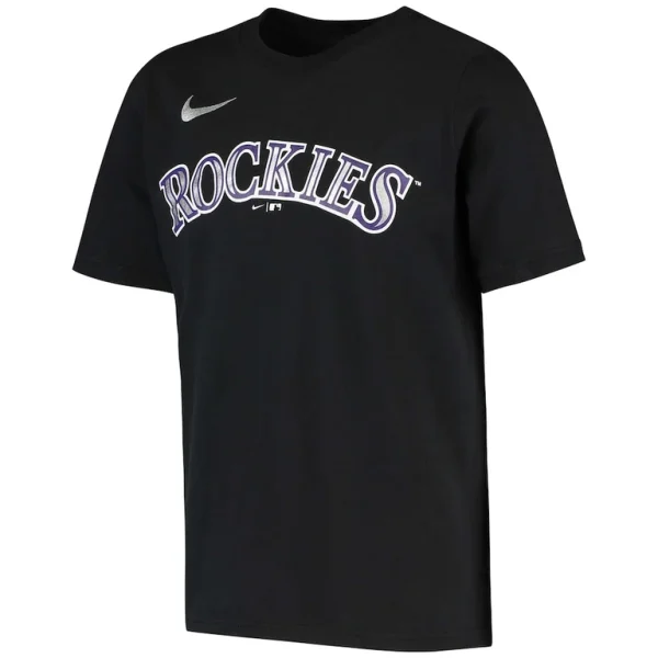 Charlie blackmon colorado rockies nike youth name number t shirt Black Yth M
