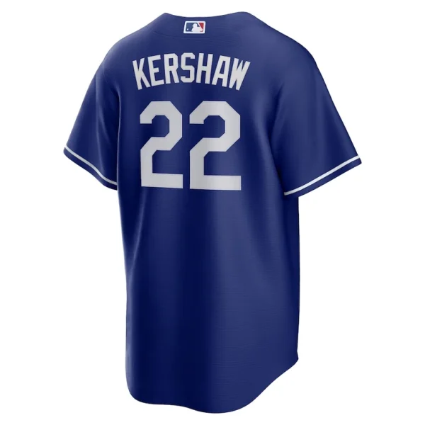 Clayton kershaw los angeles dodgers nike big tall alternate replica player jersey Royal 3XT
