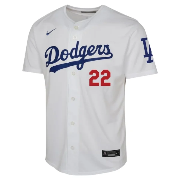 Clayton kershaw los angeles dodgers nike youth home limited jersey – white Multi Yth M