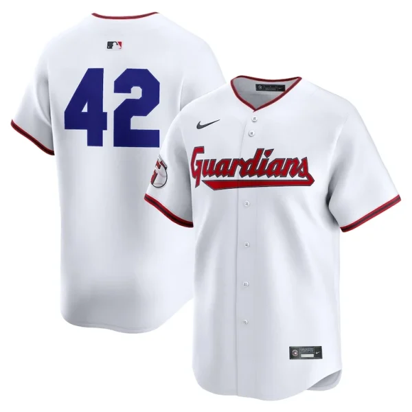 Cleveland guardians nike home 2025 jackie robinson day limited jersey – white Multi