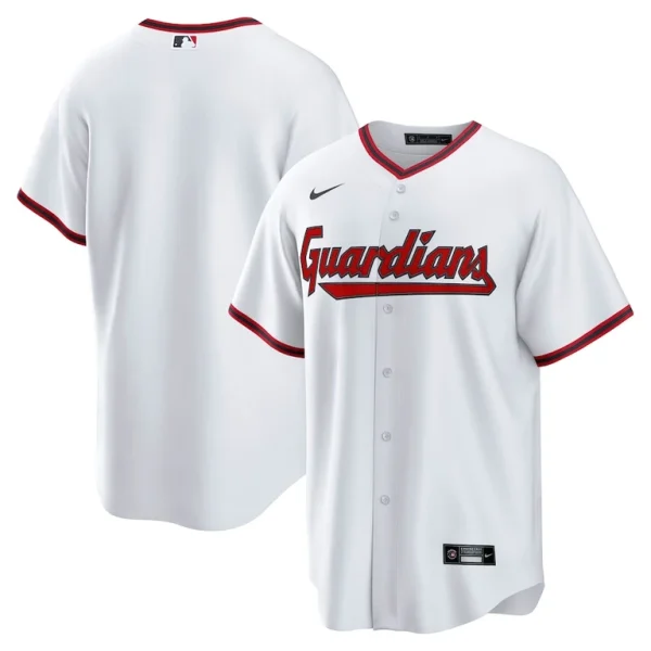 Cleveland guardians nike home home blank replica jersey White