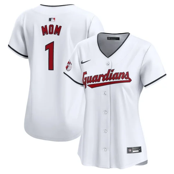Cleveland guardians nike womens 1 mom home limited jersey White