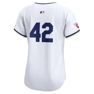 Cleveland guardians nike womens 2024 jackie robinson day home limited jersey – white Multi L
