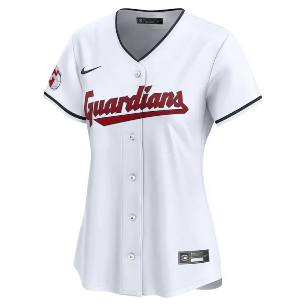Cleveland guardians nike womens 2024 jackie robinson day home limited jersey – white Multi M