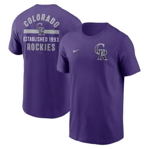 Colorado rockies nike 2 hit t shirt Purple