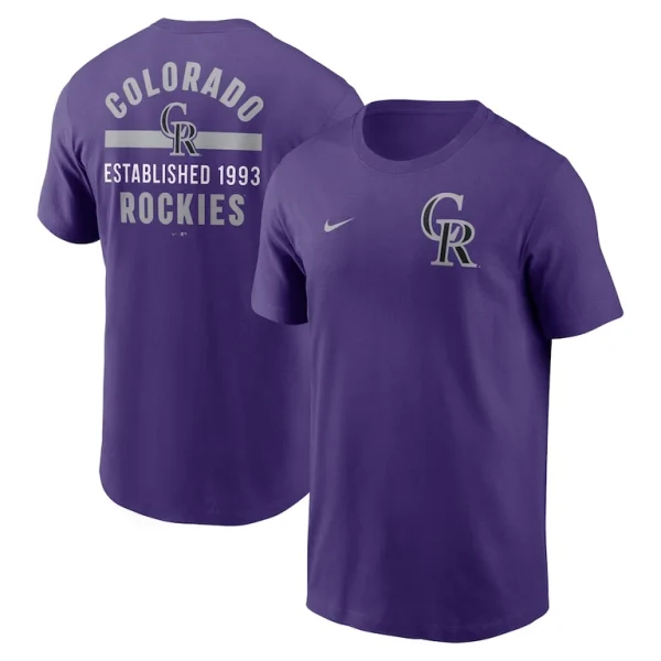 Colorado rockies nike 2 hit t shirt Purple