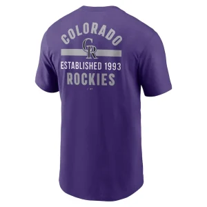 Colorado rockies nike 2 hit t shirt Purple L