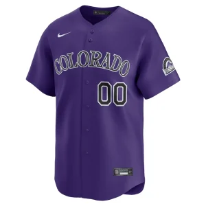 Colorado rockies nike alternate limited custom jersey Purple M