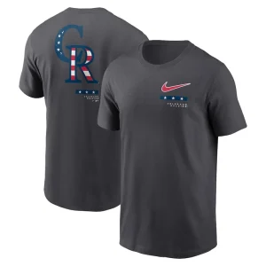 Colorado rockies nike americana t shirt anthracite Multi