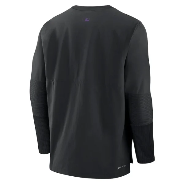 Colorado rockies nike authentic collection player performance pullover sweatshirt Black L