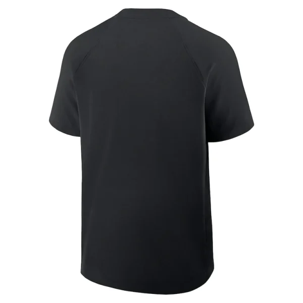 Colorado rockies nike authentic collection raglan short sleeve windshirt Black L