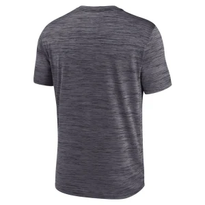Colorado rockies nike authentic collection velocity performance practice t shirt Heather charcoal L