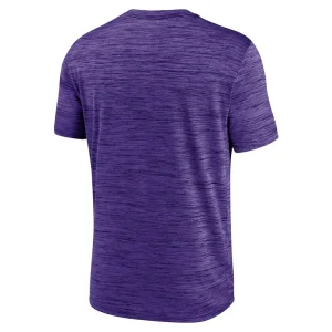 Colorado rockies nike authentic collection velocity performance practice t shirt Purple L