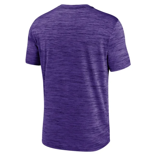 Colorado rockies nike authentic collection velocity performance practice t shirt Purple L