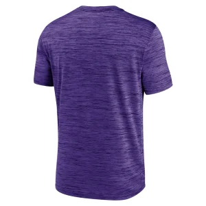 Colorado rockies nike authentic collection velocity performance practice t shirt Purple L