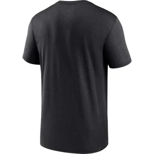 Colorado rockies nike big tall logo legend performance t shirt Black 3XT
