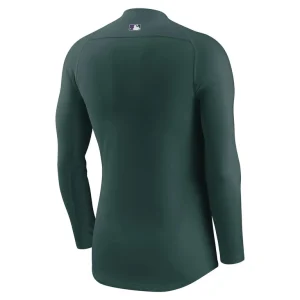 Colorado rockies nike city connect base layer raglan long sleeve performance t shirt Green L