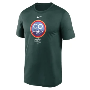 Colorado rockies nike city connect logo t shirt Green M