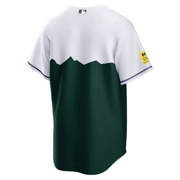 Colorado rockies nike city connect replica team jersey Green L