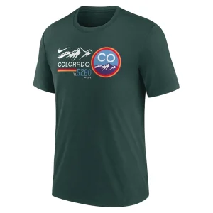 Colorado rockies nike city connect tri blend t shirt Multi M