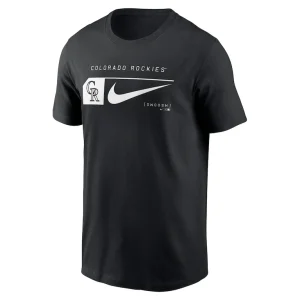 Colorado rockies nike fashion graphic swoosh t shirt Black M