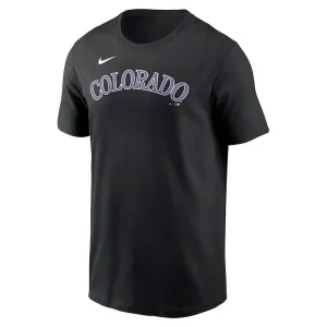 Colorado rockies nike fuse wordmark t shirt Black M