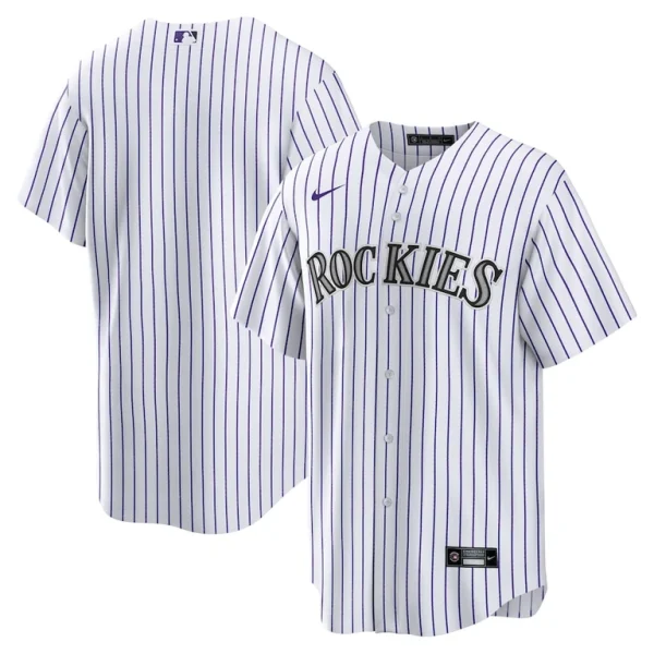 Colorado rockies nike home blank replica jersey White