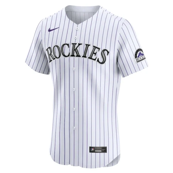 Colorado rockies nike home elite jersey White 44