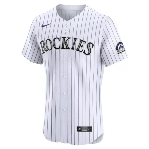 Colorado rockies nike home elite jersey White 44