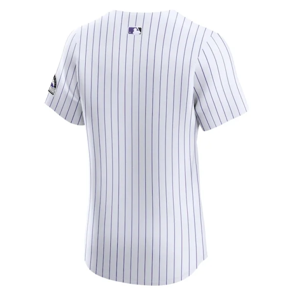 Colorado rockies nike home elite jersey White 48