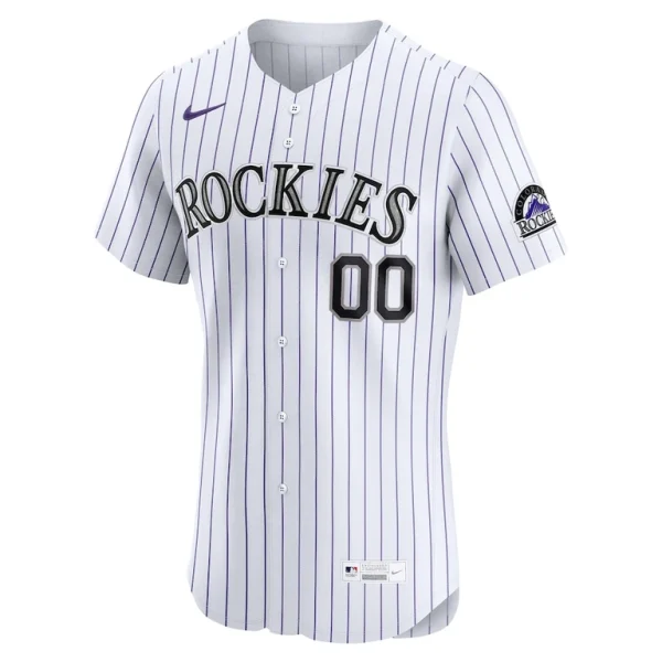 Colorado rockies nike home elite pick a player retired roster jersey White 44