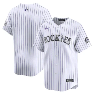 Colorado rockies nike home limited player jersey White