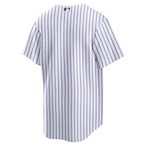 Colorado rockies nike home replica team jersey White L