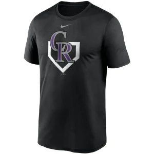 Colorado rockies nike icon legend performance t shirt Black M