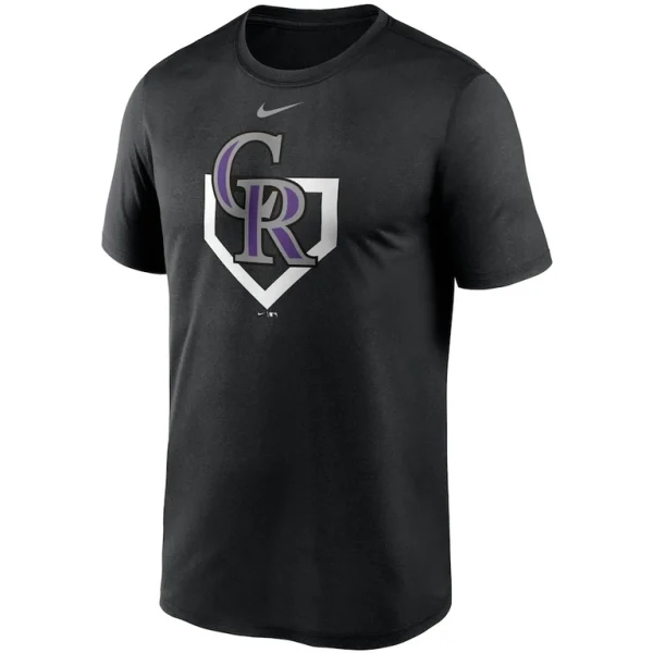 Colorado rockies nike icon legend performance t shirt Black M