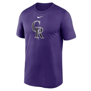 Colorado rockies nike legend fuse large logo performance t shirt Purple M