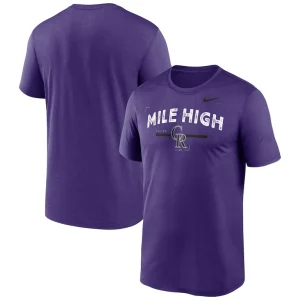 Colorado rockies nike local legend practice performace t shirt Purple