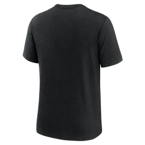 Colorado rockies nike logo tri blend t shirt Heather black L