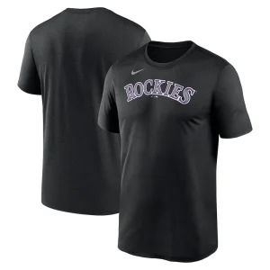 Colorado rockies nike new legend wordmark t shirt Black
