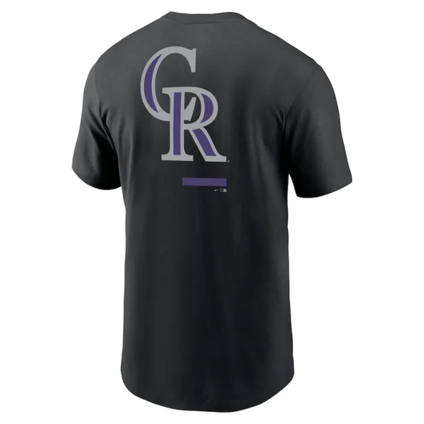Colorado rockies nike over the shoulder t shirt Black L