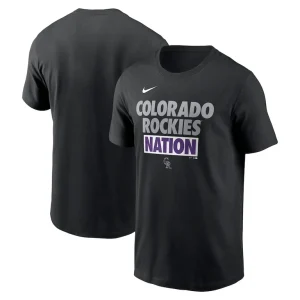 Colorado rockies nike rally rule t shirt Black