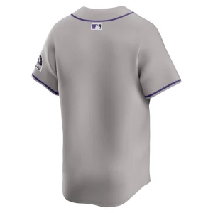 Colorado rockies nike road limited jersey Gray L