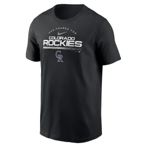 Colorado rockies nike team engineered performance t shirt Black M