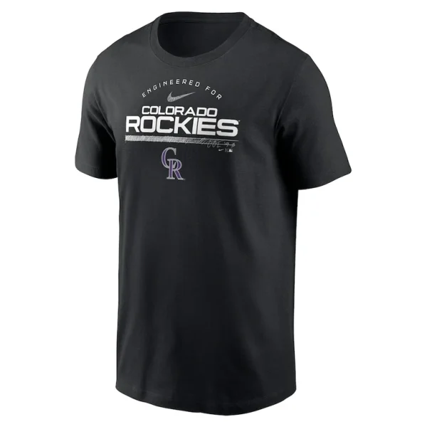 Colorado rockies nike team engineered performance t shirt Black M