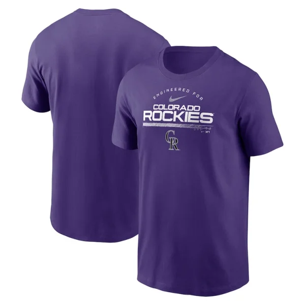 Colorado rockies nike team engineered performance t shirt Purple