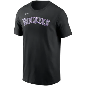 Colorado rockies nike team wordmark t shirt Black M