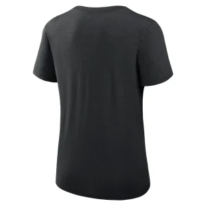 Colorado rockies nike womens authentic collection performance scoop neck t shirt Black M